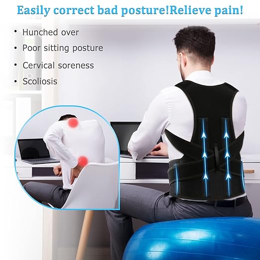 Adjustable Posture Corrector Brace for Men & Women