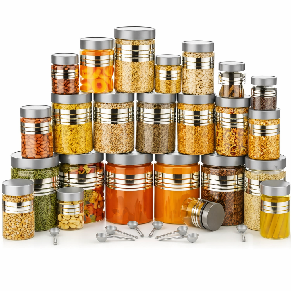 24-Piece Airtight Kitchen Storage Containers